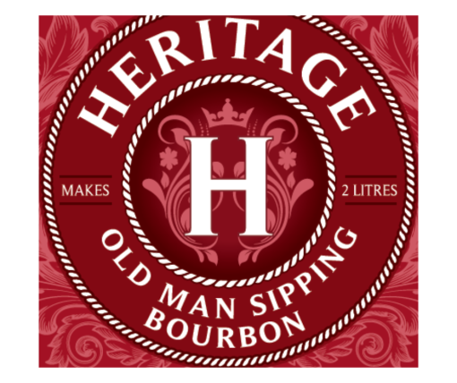 Heritage Old Man Sipping Bourbon