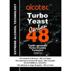 Alcotec 48 Hour Turbo Yeast With Carbon