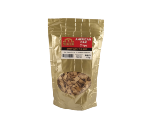 American Oak Chips - 100g