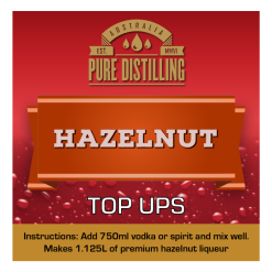 Pure Distilling Hazelnut Top Ups