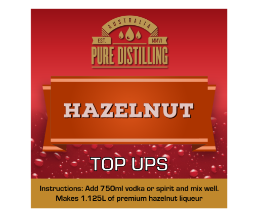 Pure Distilling Hazelnut Top Ups